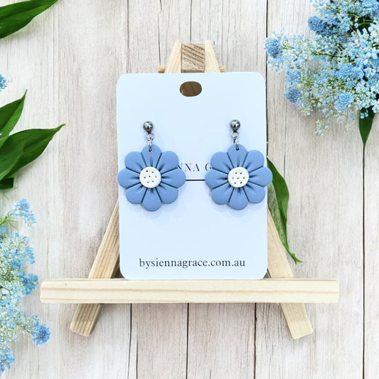 Pastel Flower Earrings - Sienna Sews