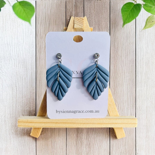 Double Leaf Earrings - Sienna Sews