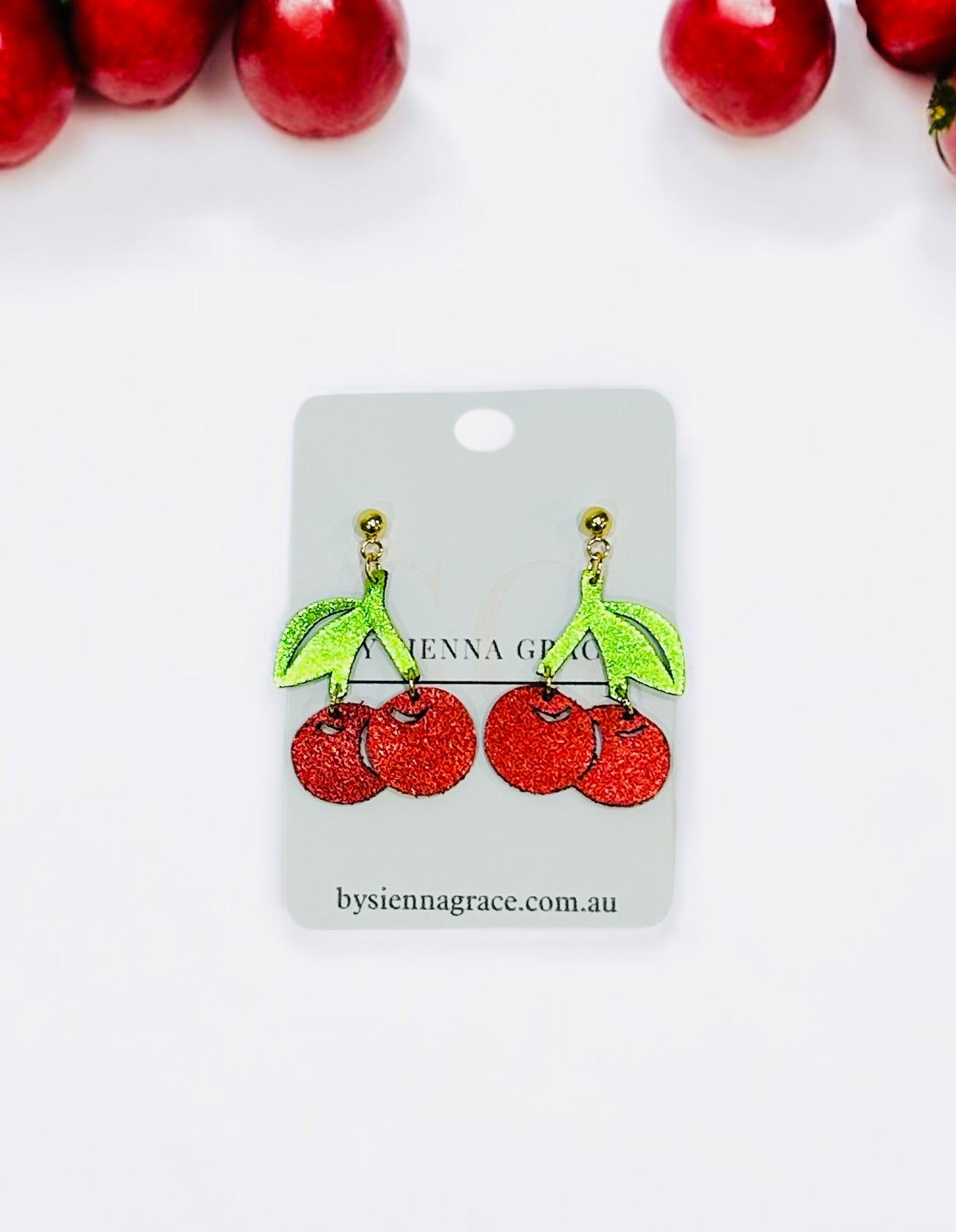 Cherry Earrings - Sienna Sews