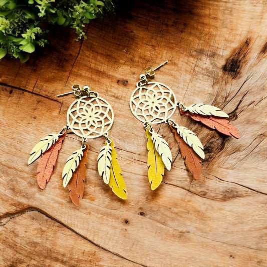 Dream Catcher Earrings - Made to Order - Sienna Sews