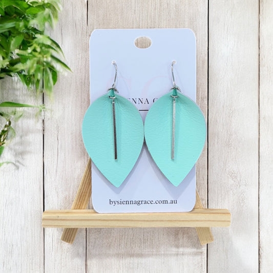 Pastel Pinch Tear Drop Earrings - Sienna Sews