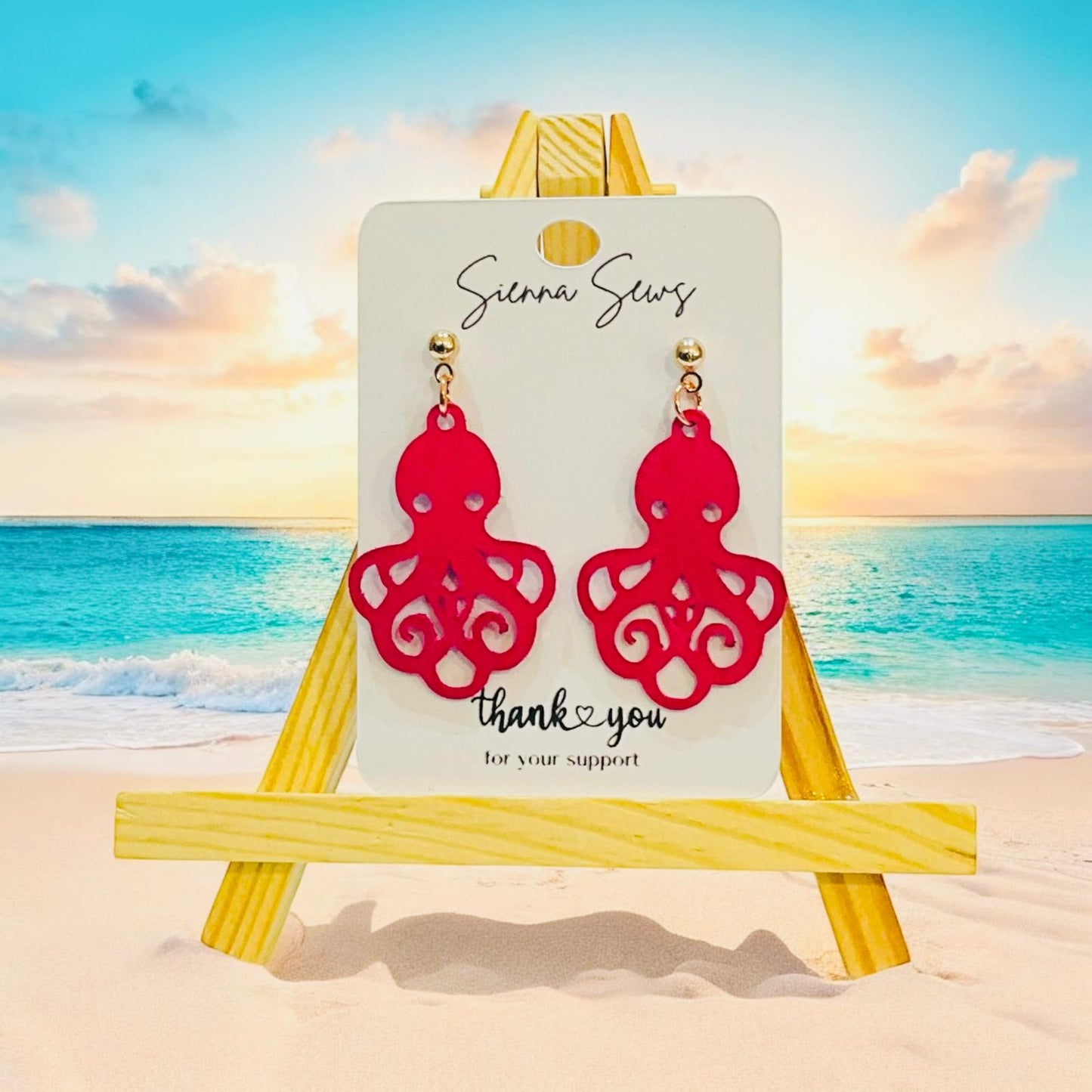 Octopus Earrings