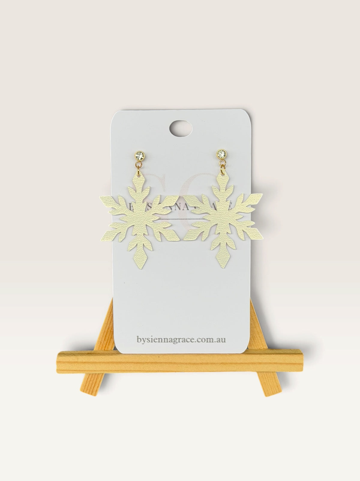 Glitter White Snowflakes