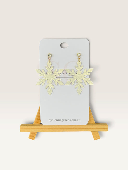 Glitter White Snowflakes