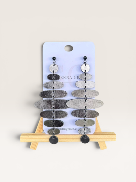 Platinum Sculptural Drops — Made to Order - Sienna Sews