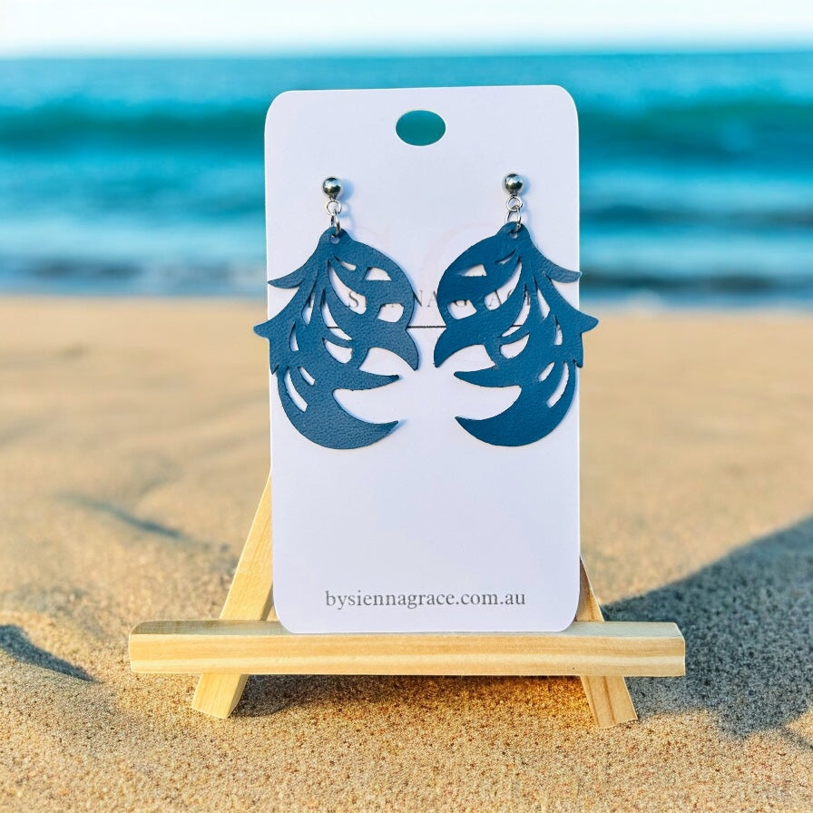 Japanese Style Wave Earrings - Sienna Sews