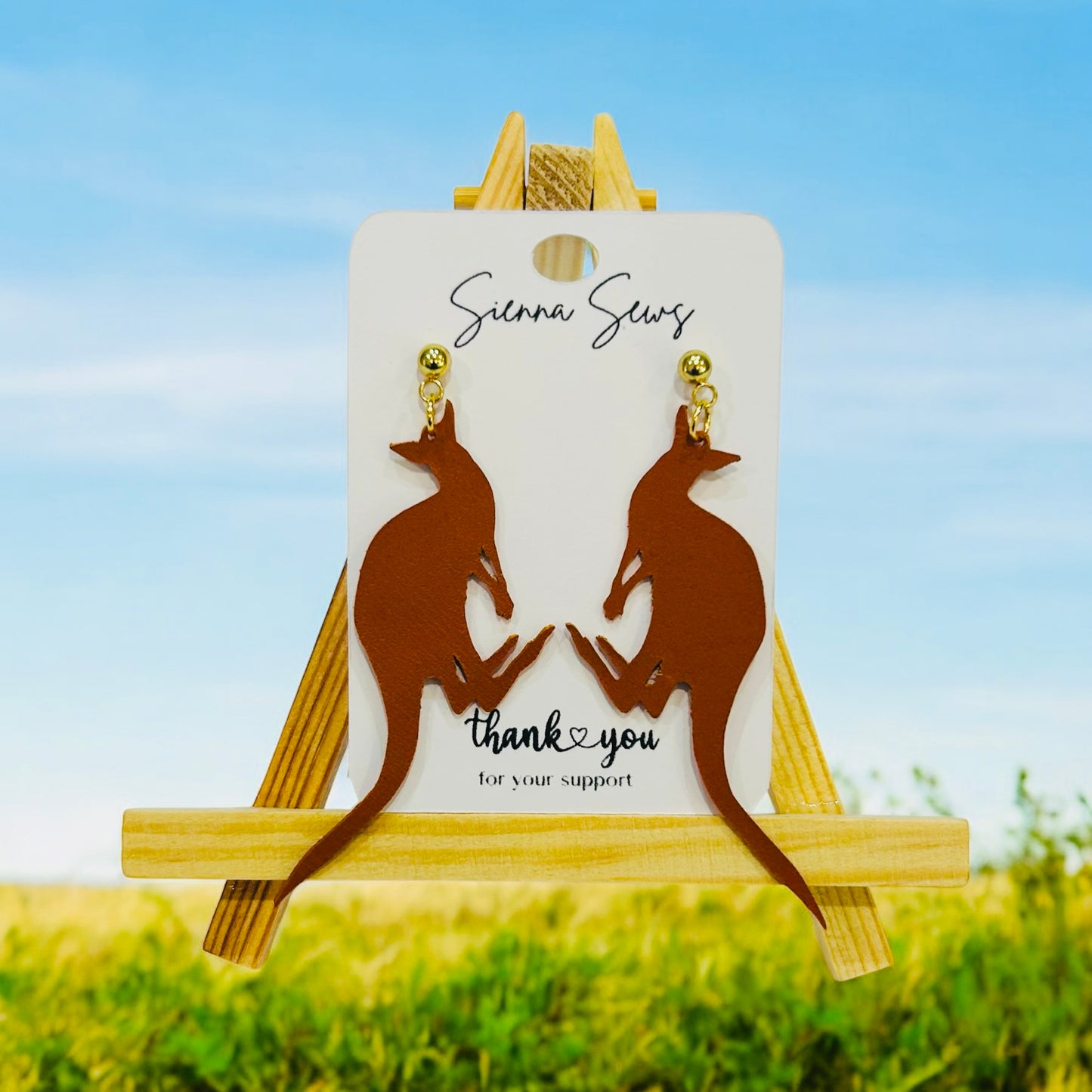 Kangaroo Earring - Sienna Sews