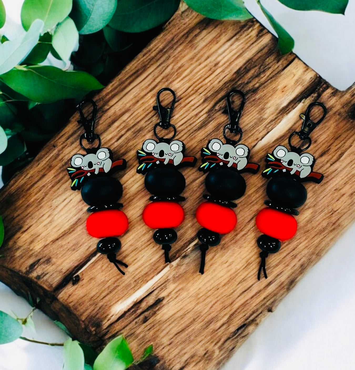 Sleeping Koala Keychain - Sienna Sews