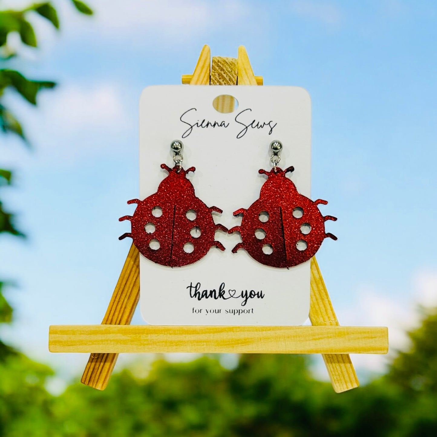 Lady Bird Earrings - Sienna Sews
