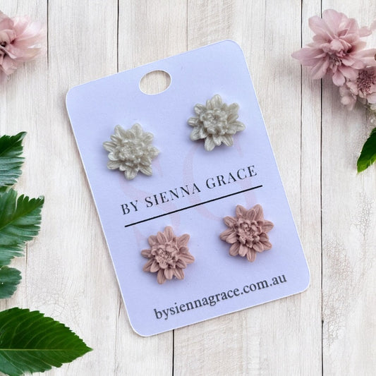 Dahlia Stud Earring Packs - Sienna Sews