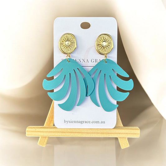 Wave Drop Earrings - Sienna Sews