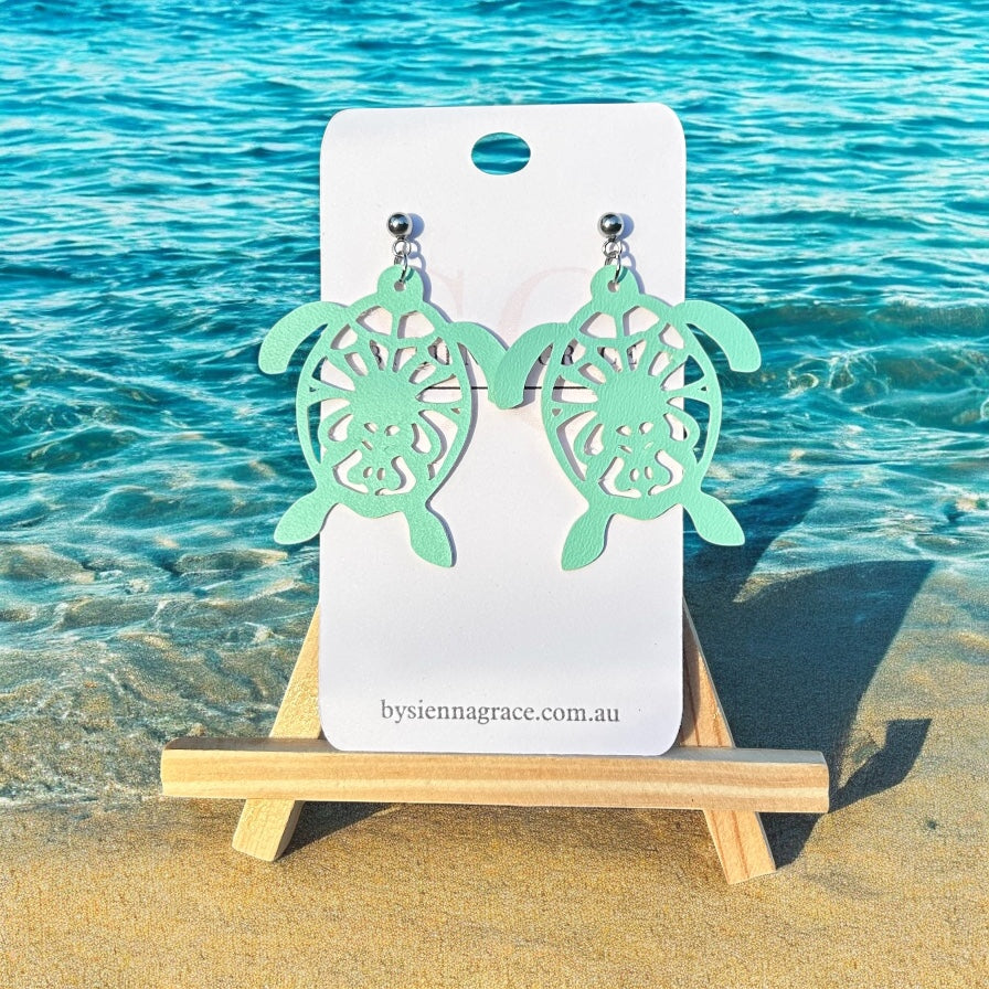 Turtle Earrings - Sienna Sews