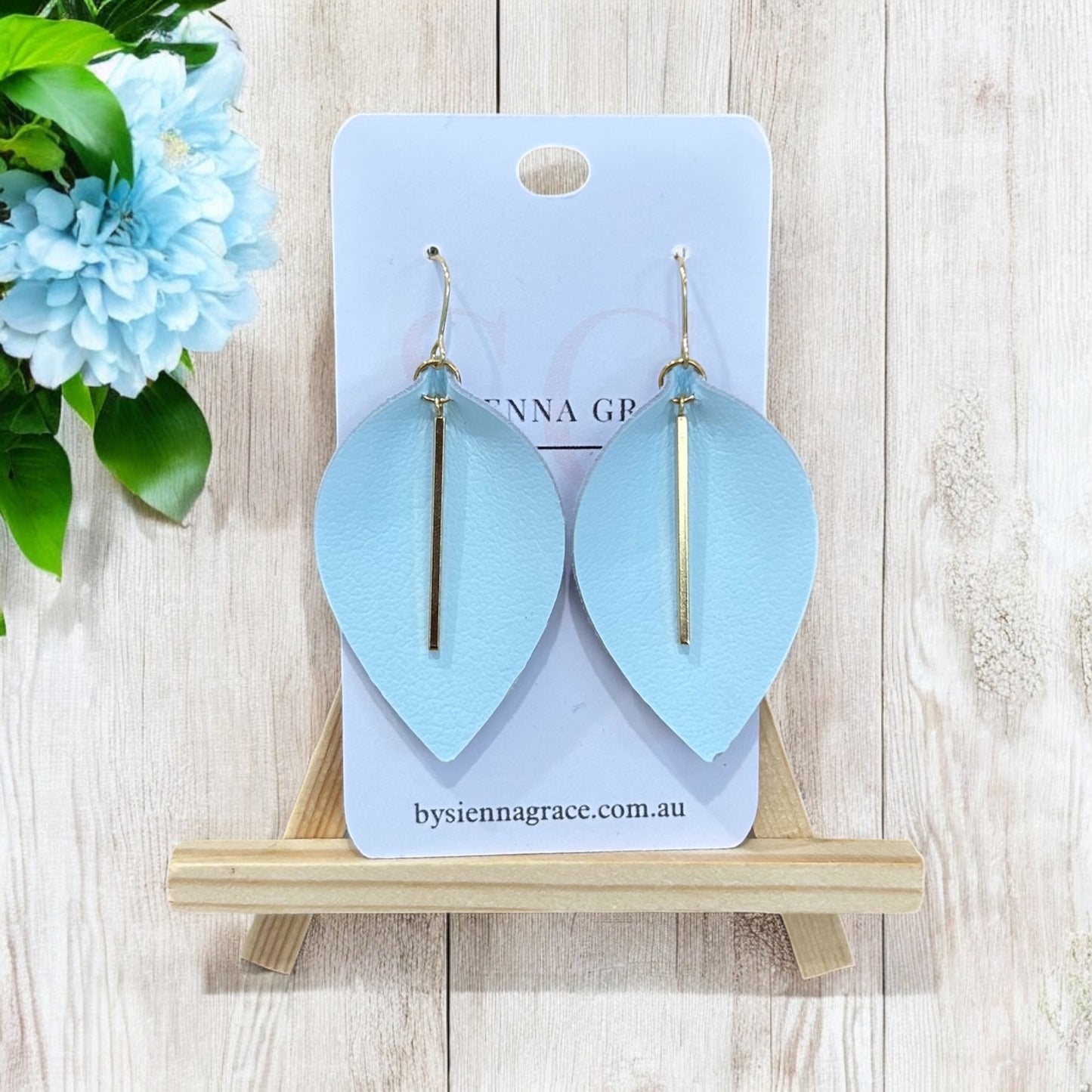 Pastel Pinch Tear Drop Earrings - Sienna Sews