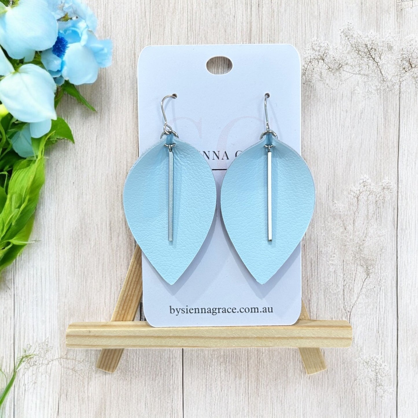 Pastel Pinch Tear Drop Earrings - Sienna Sews