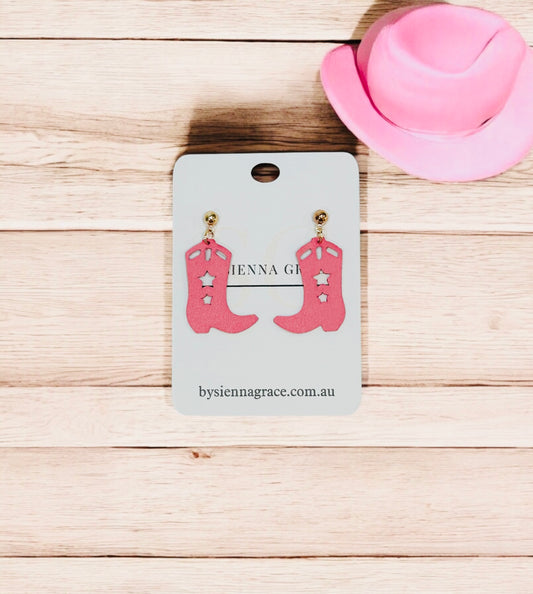 Pink Cow Girl Boots