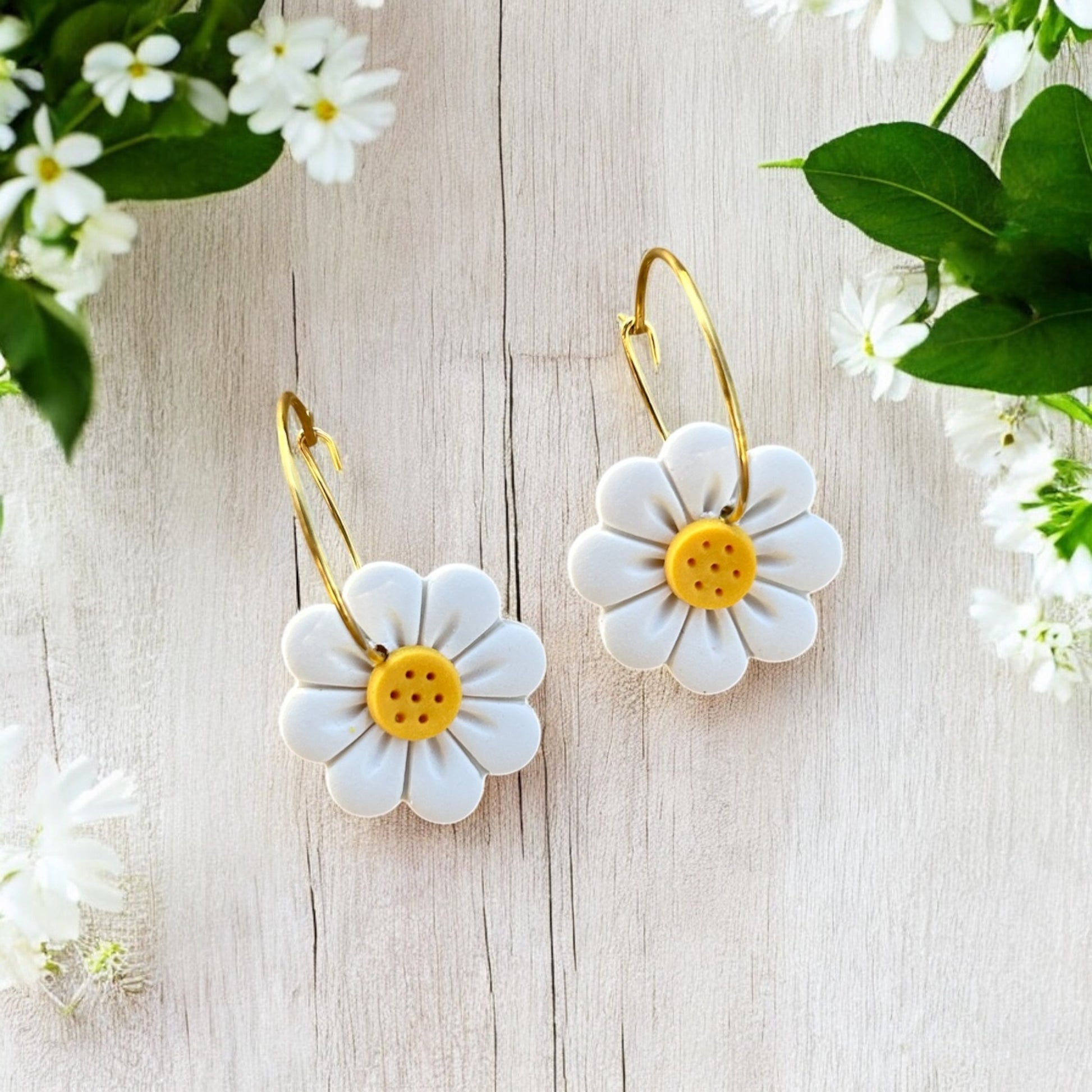 Daisy Hoop Earrings - Sienna Sews