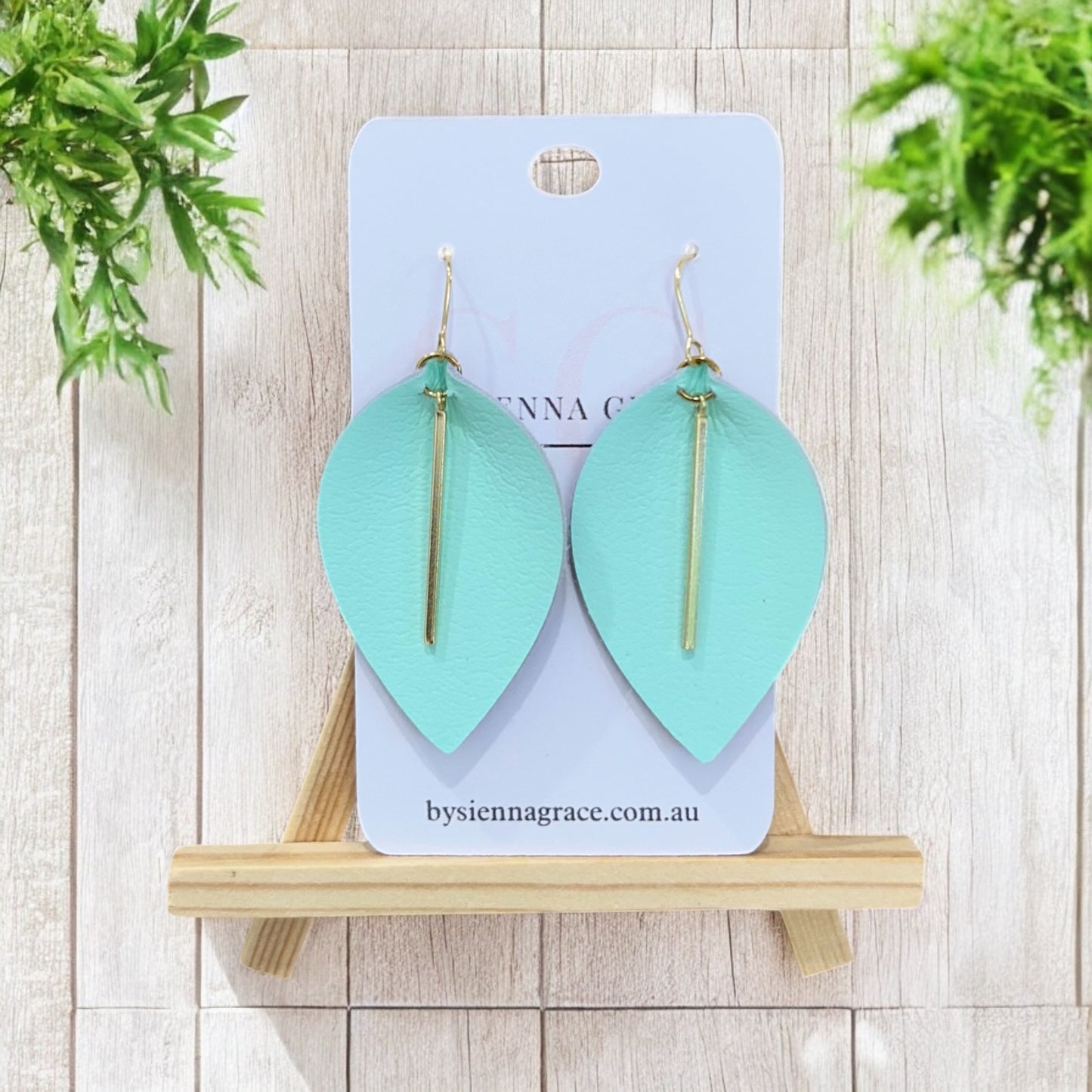 Pastel Pinch Tear Drop Earrings - Sienna Sews