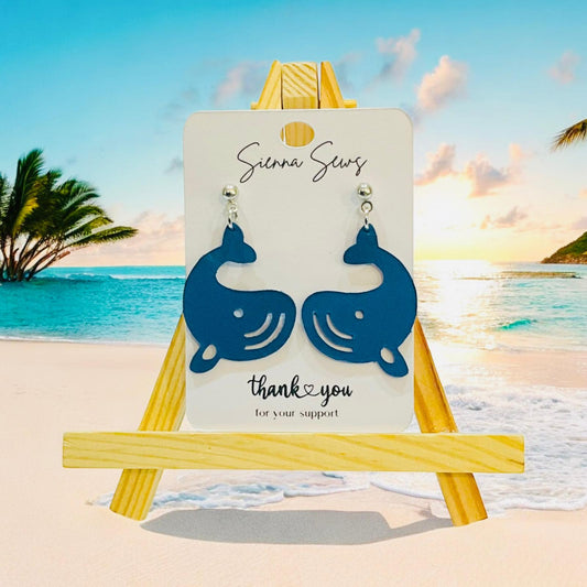 Whale Earrings