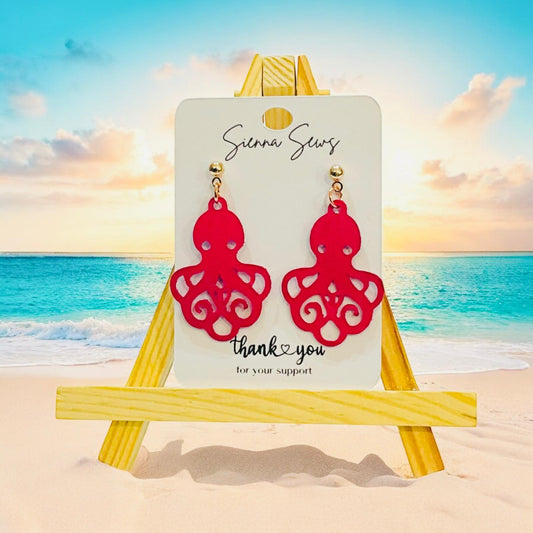 Octopus Earrings