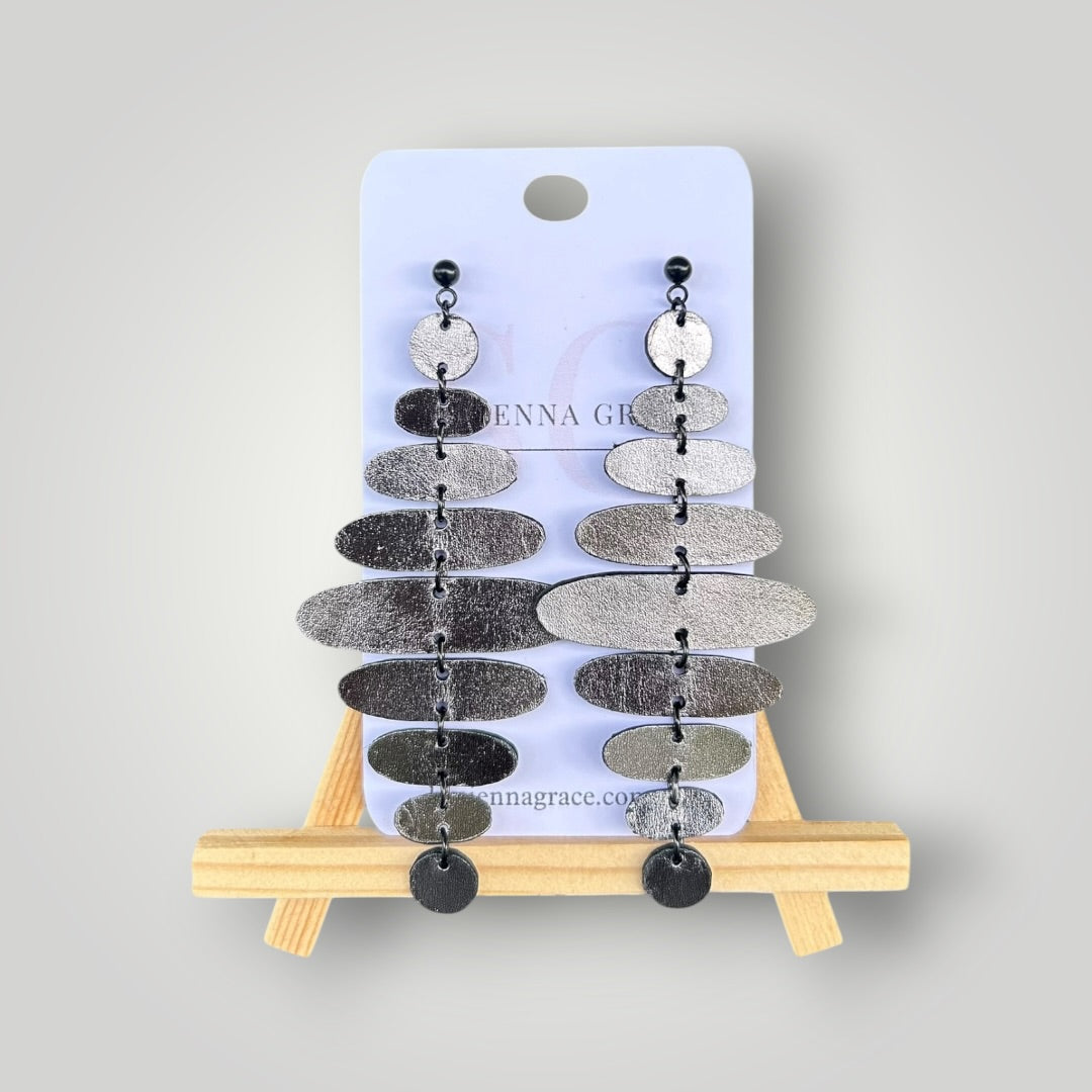 Platinum Sculptural Drops — Made to Order - Sienna Sews