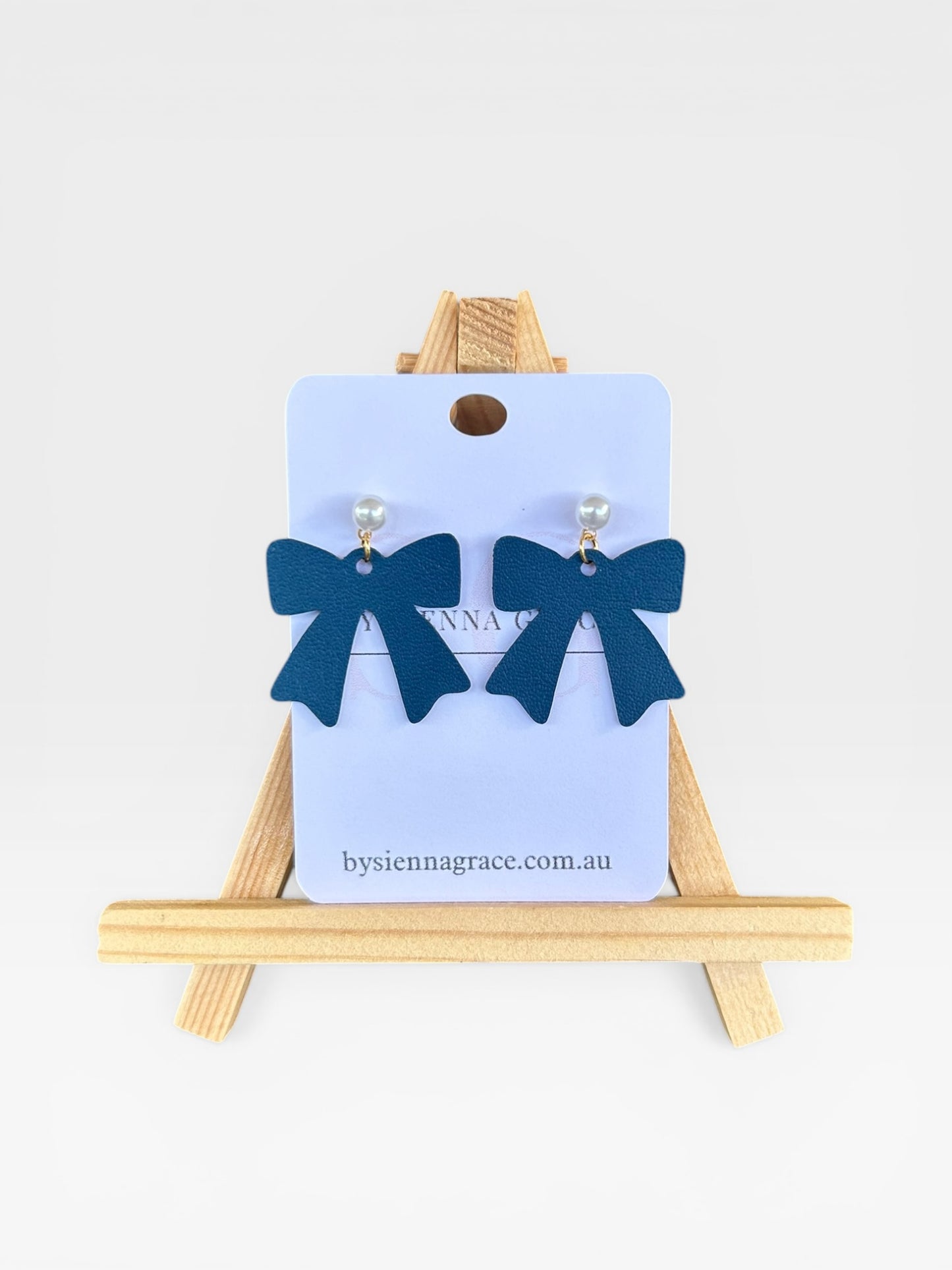 Pearl Bow Drops - Sienna Sews