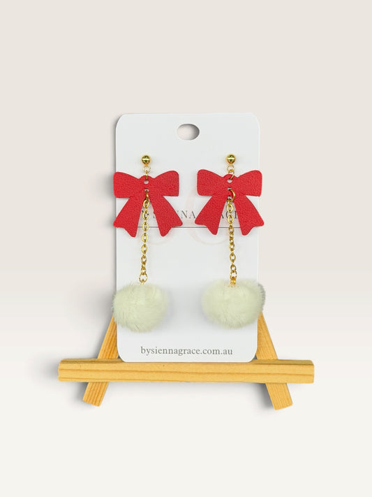 Christmas Pom Pom Bows