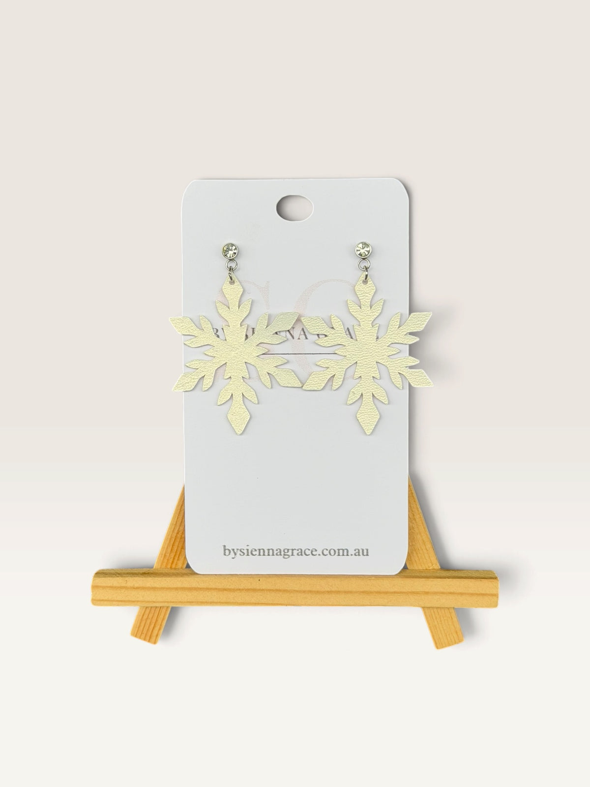 Glitter White Snowflakes