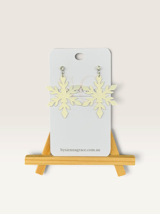 Glitter White Snowflakes