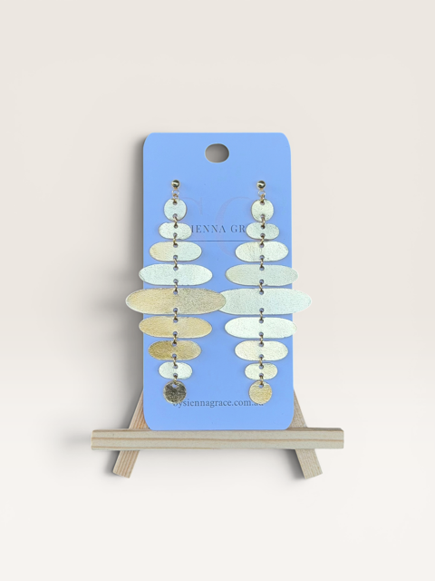 Gold Sculptural Drops - Made to Order - Sienna Sews