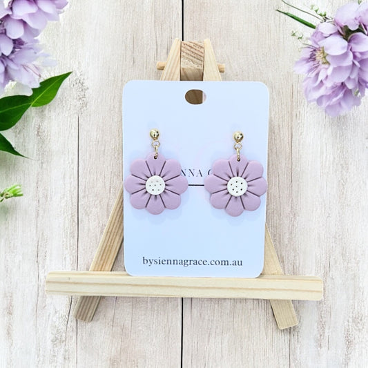 Pastel Flower Earrings - Sienna Sews