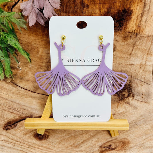 Ginko Leaf Earrings
