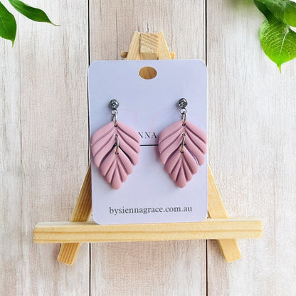 Double Leaf Earrings