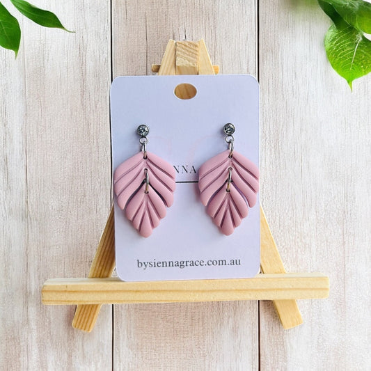 Double Leaf Earrings