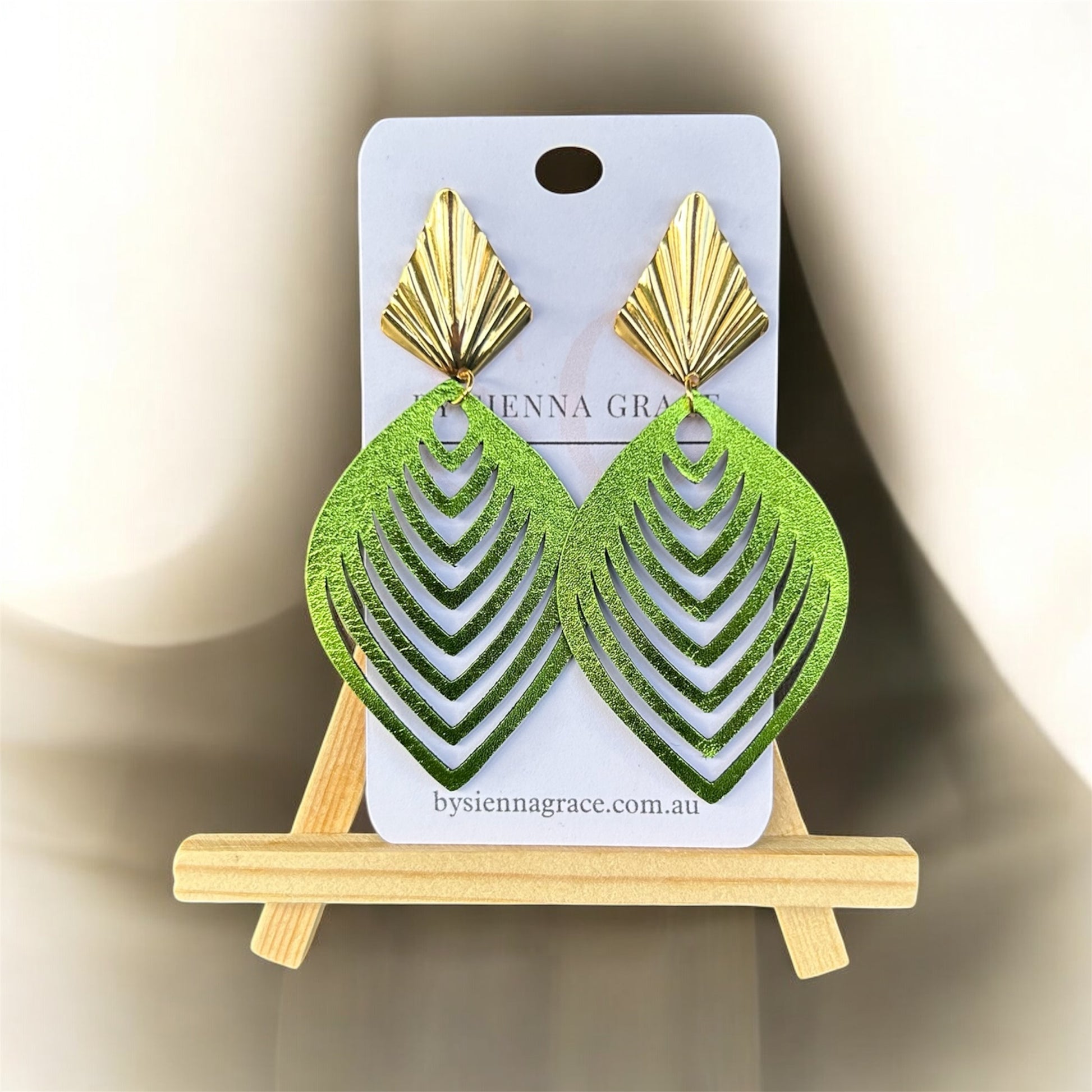 Lux Curve Drop Earrings - Sienna Sews