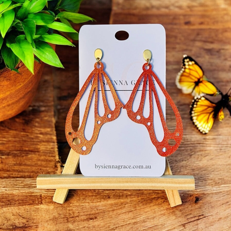 Monarch Butterfly Earrings - Sienna Sews
