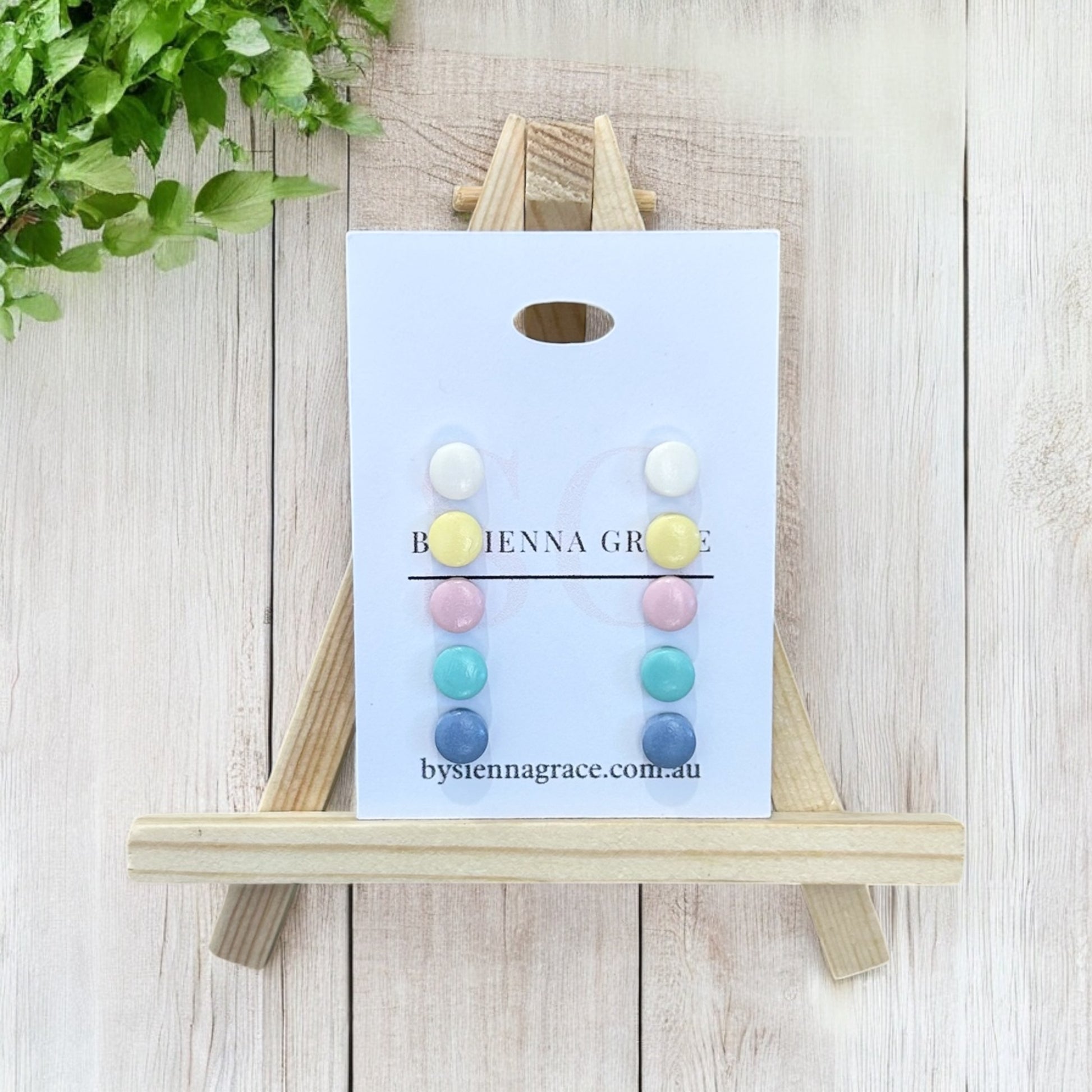Pastel Stud Pack – Set of 5 - Sienna Sews