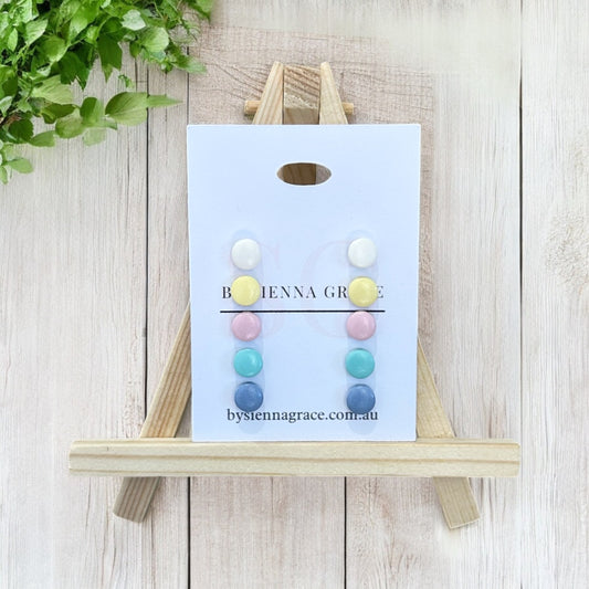 Pastel Stud Pack – Set of 5 - Sienna Sews