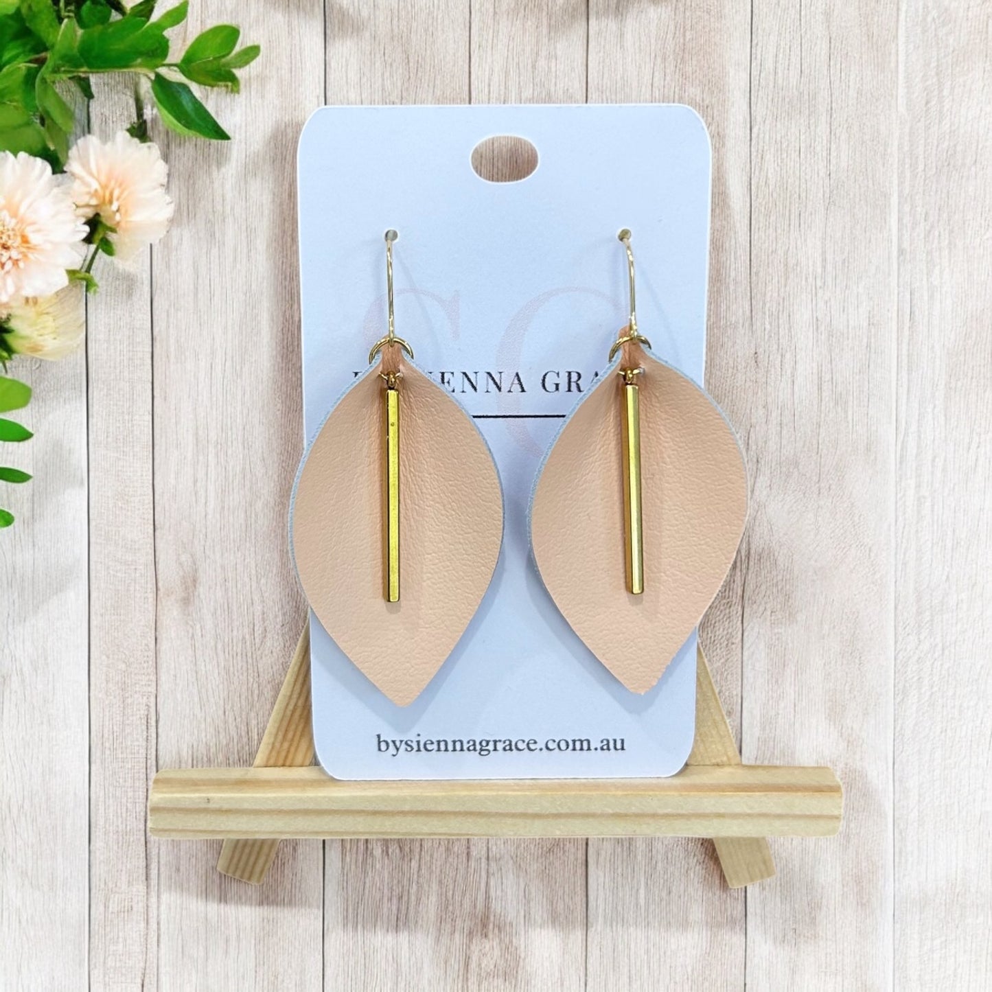 Pastel Pinch Tear Drop Earrings - Sienna Sews