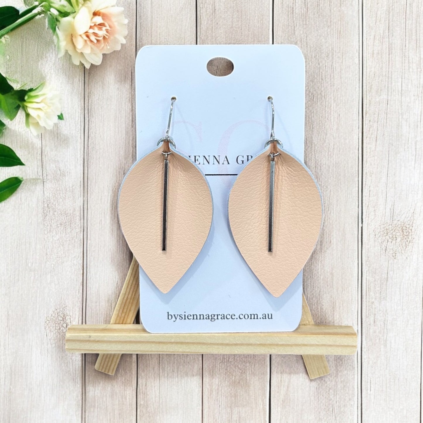 Pastel Pinch Tear Drop Earrings - Sienna Sews