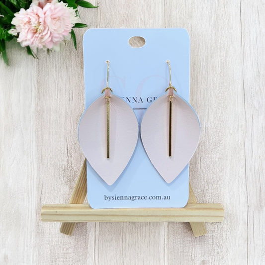Pastel Pinch Tear Drop Earrings - Sienna Sews