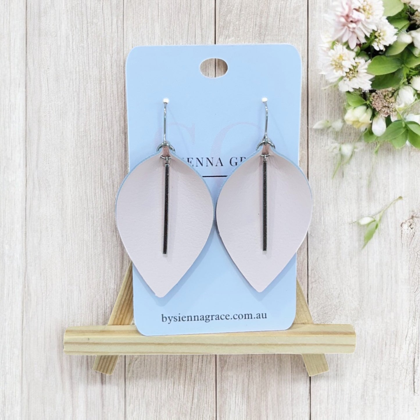 Pastel Pinch Tear Drop Earrings - Sienna Sews