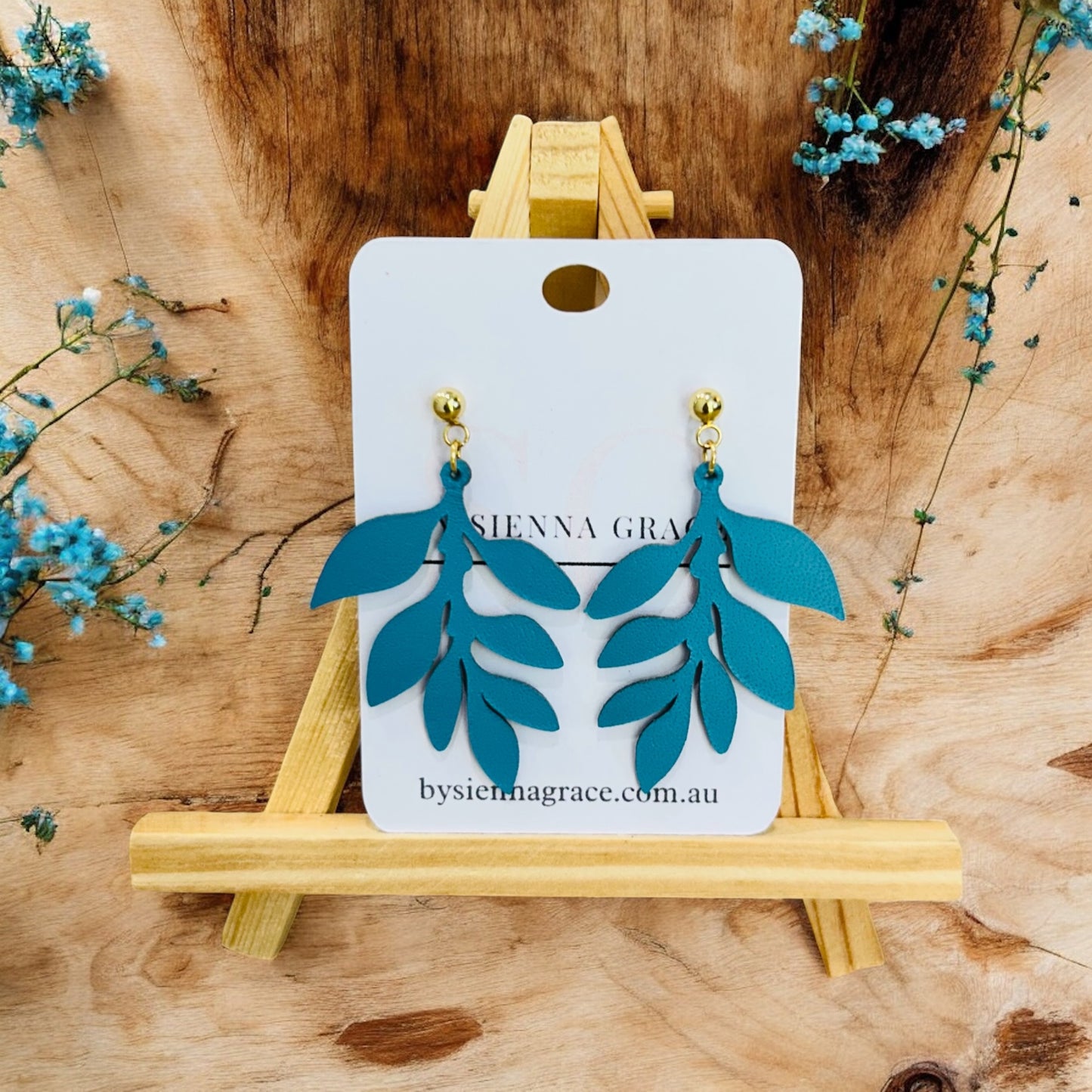SMALL Leaf Earrings