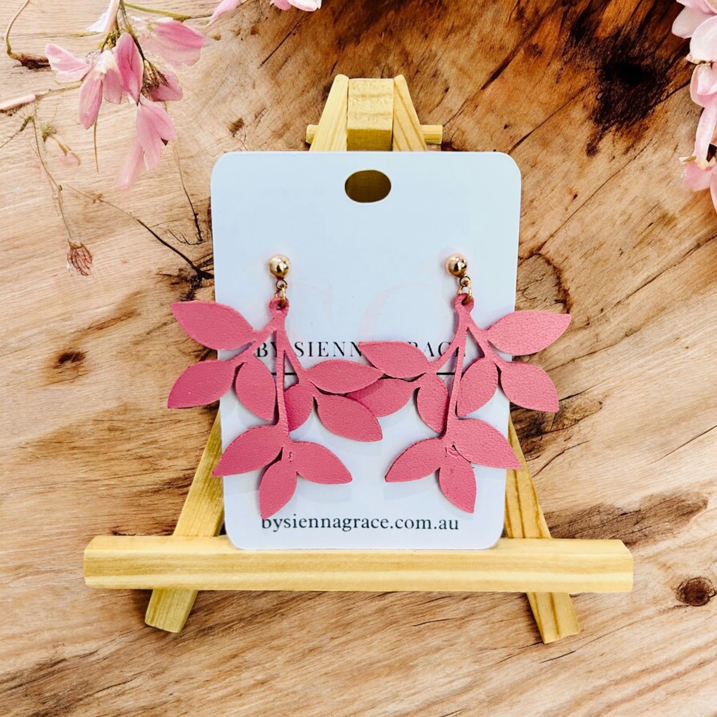 SMALL Leaf Earrings