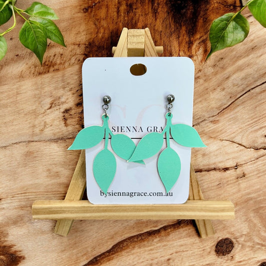 SMALL Leaf Earrings