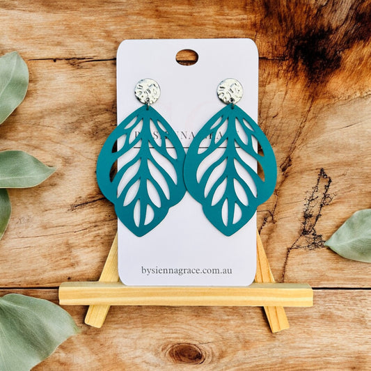 Teal Lily Leaf - Sienna Sews