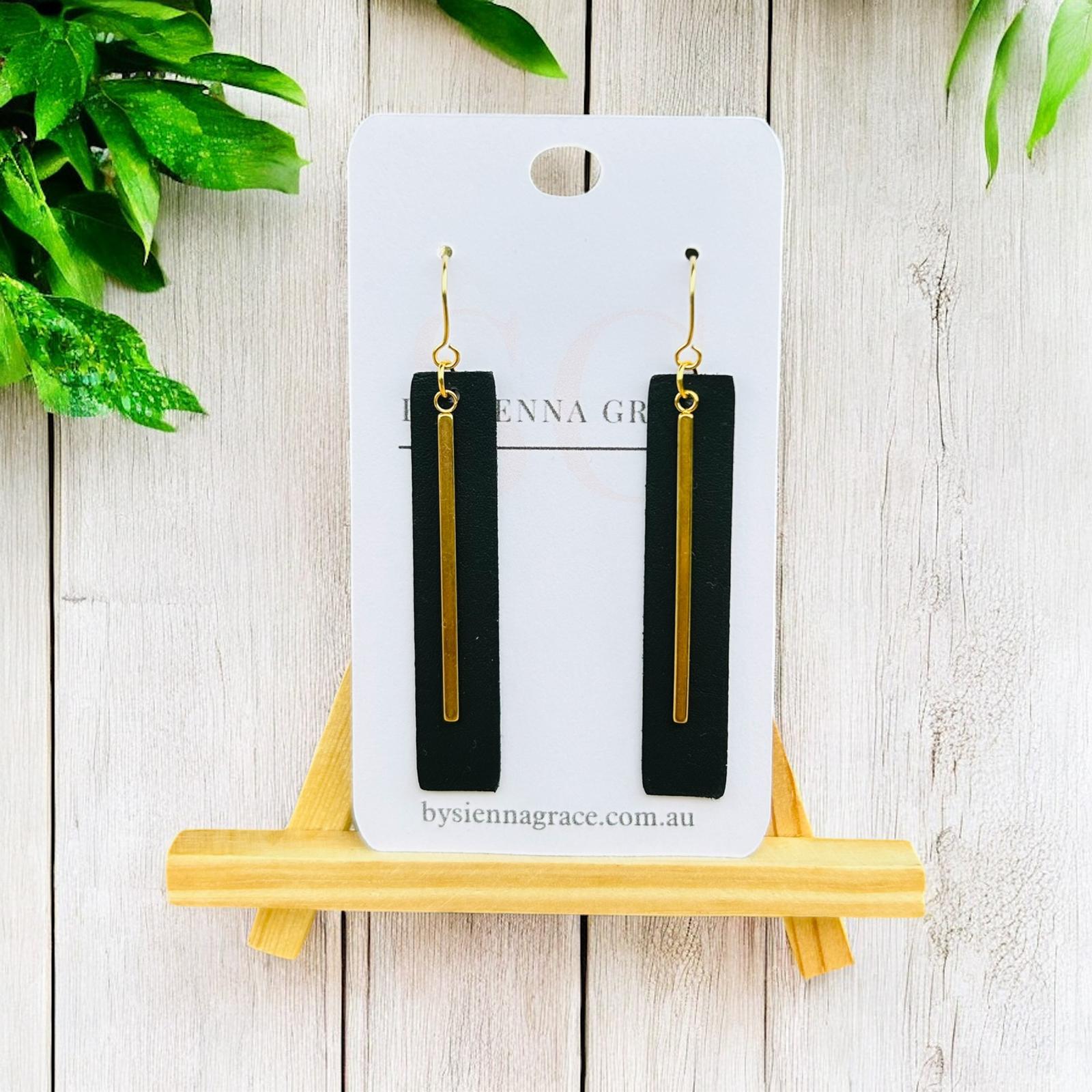 Elegant Drop Bar Earrings - Sienna Sews