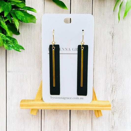 Elegant Drop Bar Earrings - Sienna Sews