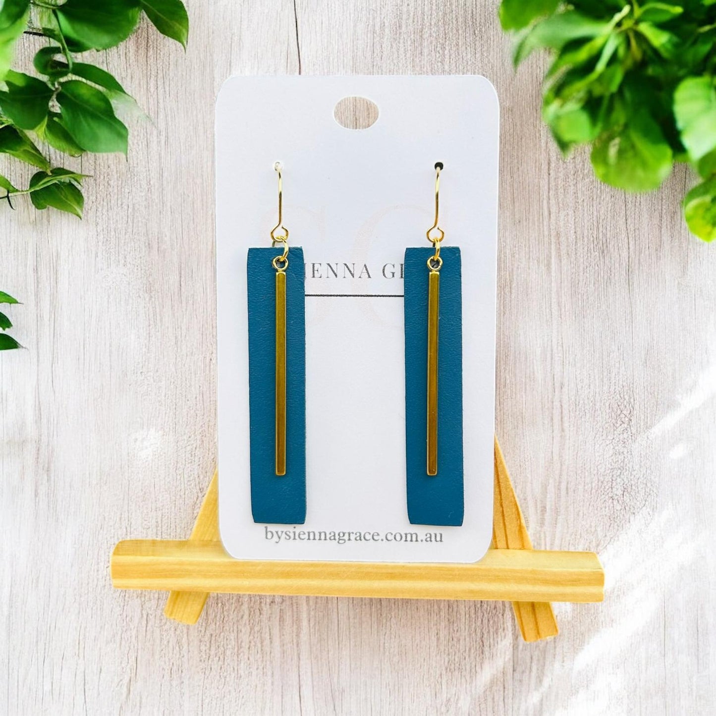 Elegant Drop Bar Earrings - Sienna Sews