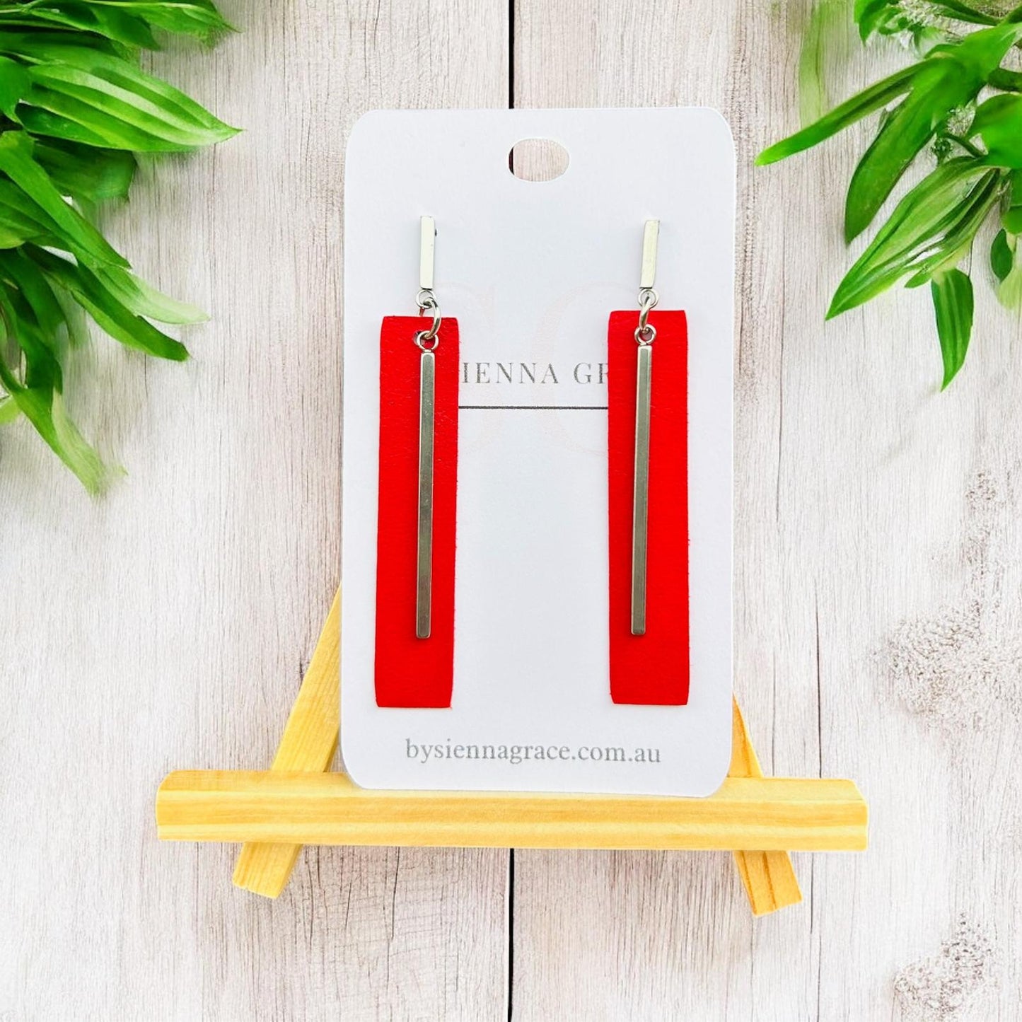 Elegant Drop Bar Earrings - Sienna Sews