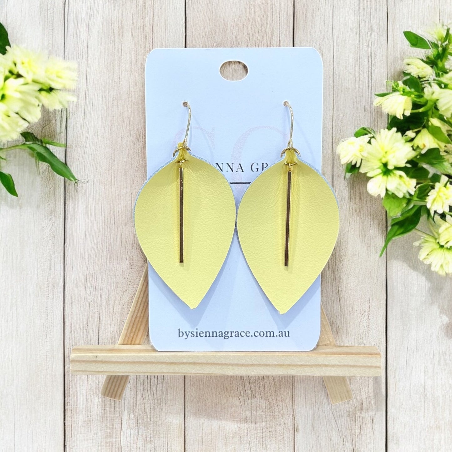 Pastel Pinch Tear Drop Earrings - Sienna Sews